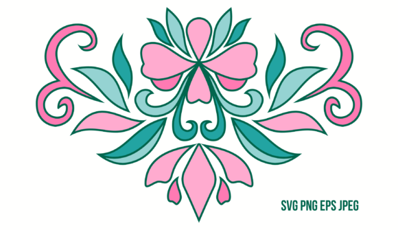 Spring Floral Motif: A Versatile Graphic for Editorial and Web Design